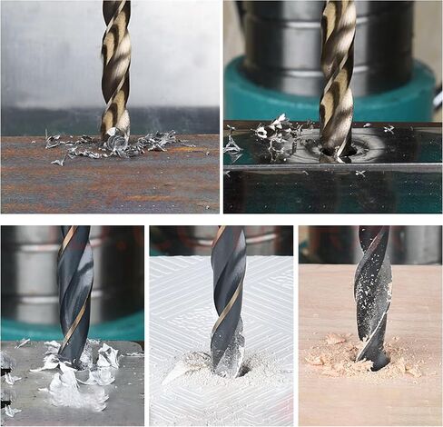 15mm Reduced Shank Twist Drill Bit with 10mm Shank for Stainless Steel Aluminum Alloy Metal Copper Plastic Wood, Made of High Speed Steel 4341, Ideal for Drilling Steel Plate in Saudi Arabia