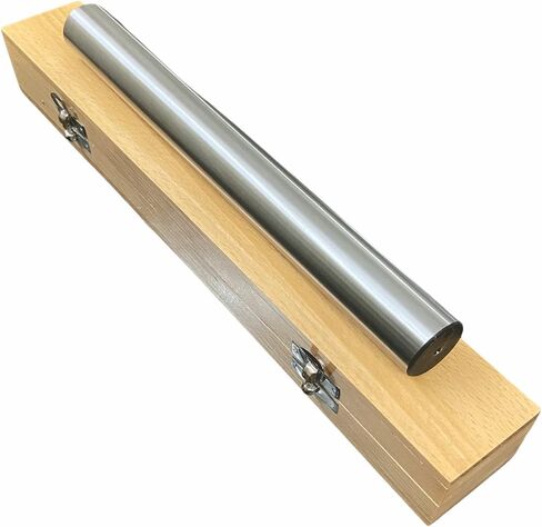 BLUEFOX Lathe Alignment Test Bar 272mm (10-3/4") Parallel Shank Mandrel Wooden Box | ‎Diameter 30mm | Accuracy within 2 Micron | Hardened And Ground in Saudi Arabia
