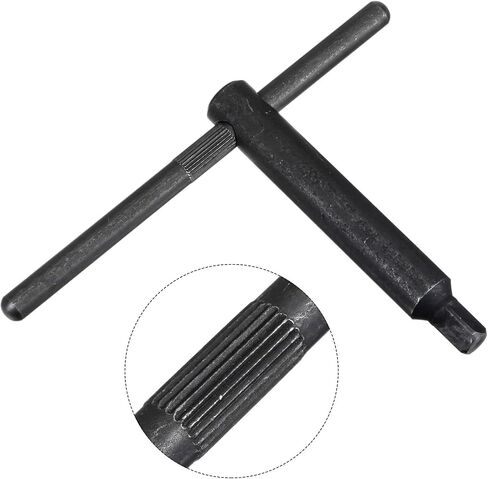uxcell Lathe Chuck Wrench, 14mm Square Head Key Spanner Tool for CNC Router Engraving Milling Machine, 2 Pcs (L200x220mm) in Saudi Arabia