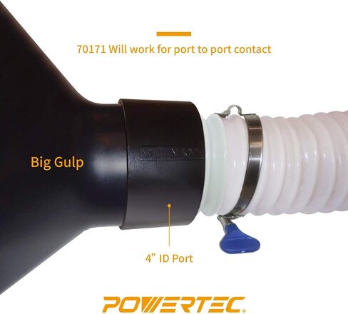 POWERTEC 70171V 4x 2-1/2 بوصة قارنة توصيل سريعة ملولبة، 1 قطعة in Kuwait