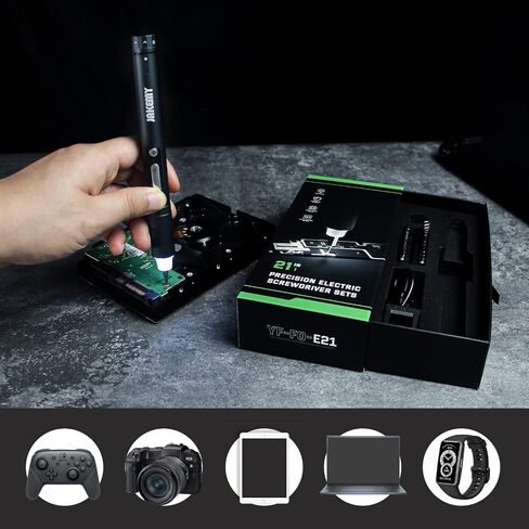JAKEMY Portable Precision Screwdriver Set, 33 In 1 Mini Manual Screwdriver Set Include 30 Magnetic Screwdriver Bits, ESD Tweezer and Flexible Shaft for Computer, Phone, Watch, Eyeglass, PS5 in Kuwait