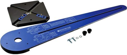 أداة القطع الدائرية لجهاز التوجيه Rockler Ellipse - أداة توجيه دائرية سهلة الاستخدام لصنع إطارات الصور والمرايا - تتضمن أداة التوجيه الغاطسة ذراع الرقصة ومفتاحين متوافقين والمزيد in Saudi Arabia