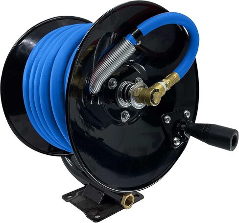 بلوبيرد BBMR3850 3/8 بوصة × 50 بوصة خرطوم مطاطي يدوي بكرة خرطوم الهواء in Kuwait