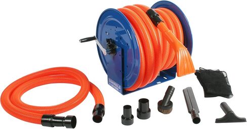 Cen-Tec Systems Industrial Hose Reel and 50 Ft. Hose for Shop Vacuums in Saudi Arabia