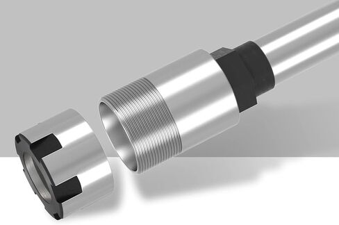 1/2 Inch Shank Router Collet Extension Chuck Converter Adapter with ER20 Spring Collet 6.5mm 12.7mm, ER20 M Type Wrench Spanner for CNC Engraving Machine & Milling Lathe Tool Holder in Kuwait