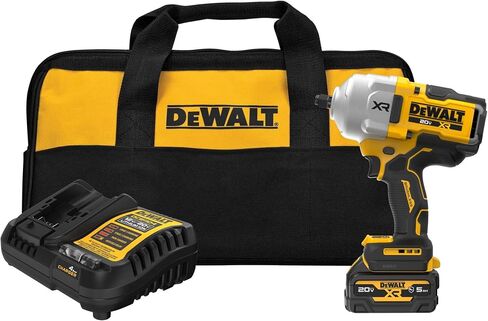 DEWALT 20V MAX Cordless Impact Wrench Kit, 1/2" Hog Ring, Battery and Charger Included (DCF961GP1) in Saudi Arabia