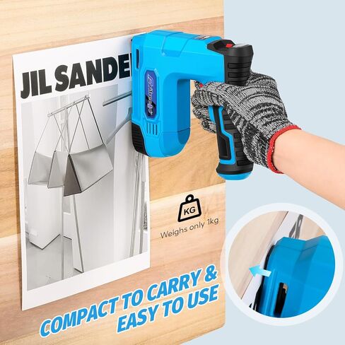 مسدس تدبيس كهربائي من فريفريجو، دباسة JT21 تعمل بالبطارية 2 في 1 مع مسدس أظافر براد مقاس 18، دباسة قابلة لإعادة الشحن 4 فولت مع دبابيس JT21 1000 3/8 بوصة، مسدس أظافر مدمج مع 1000 مسمار براد 3/8 بوصة، شحن USB in Kuwait