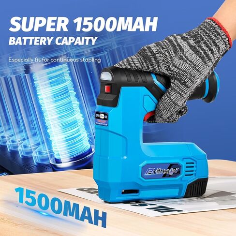 مسدس تدبيس كهربائي من فريفريجو، دباسة JT21 تعمل بالبطارية 2 في 1 مع مسدس أظافر براد مقاس 18، دباسة قابلة لإعادة الشحن 4 فولت مع دبابيس JT21 1000 3/8 بوصة، مسدس أظافر مدمج مع 1000 مسمار براد 3/8 بوصة، شحن USB in Kuwait