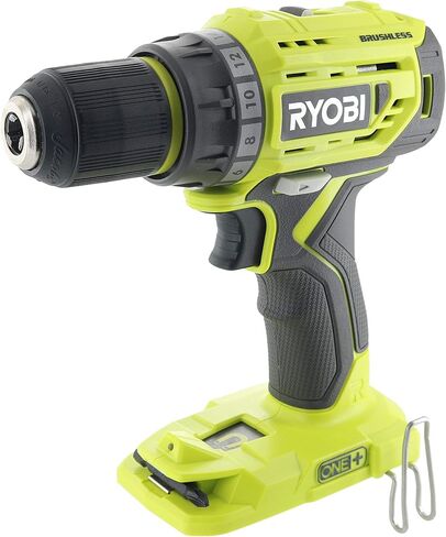 Ryobi P252 18V Lithium Ion Battery Powered Brushless 1,800 RPM 1/2 Inch Drill Driver w/ MagTray and Adjustable Clutch (Battery Not Included / Power Tool Only) in Saudi Arabia