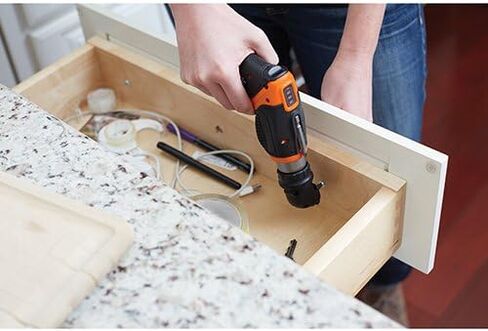 BLACK+DECKER BDCSFS30C 4V Max Lithium Ion Lightdriver Cordless Screwdriver with Storage Pak with BLACK+DECKER BDA42SD 42-Piece Standard Screwdriver Bit Set in Saudi Arabia