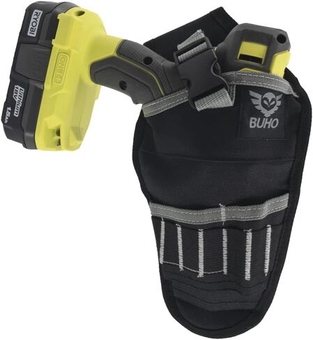 Cordless Drill Set Bundle with Ryobi 18-Volt ONE+ 3/8 Inch Drill Driver, 1.5 Ah 18-Volt Lithium-ion Battery, 18-Volt Battery Charger and Buho Drill Holster with Safety Strap in Kuwait