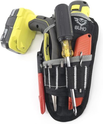 Cordless Drill Set Bundle with Ryobi 18-Volt ONE+ 3/8 Inch Drill Driver, 1.5 Ah 18-Volt Lithium-ion Battery, 18-Volt Battery Charger and Buho Drill Holster with Safety Strap in Kuwait