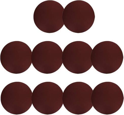 Utoolmart PSA Sanding Discs, 10-inch Self Stick Adhesive Back Sandpaper, 600 Grits No-Hole Aluminum Oxide Sanding Paper, for Random Orbital Sander, Wood, Metal Polishing, 3 Pcs in Saudi Arabia