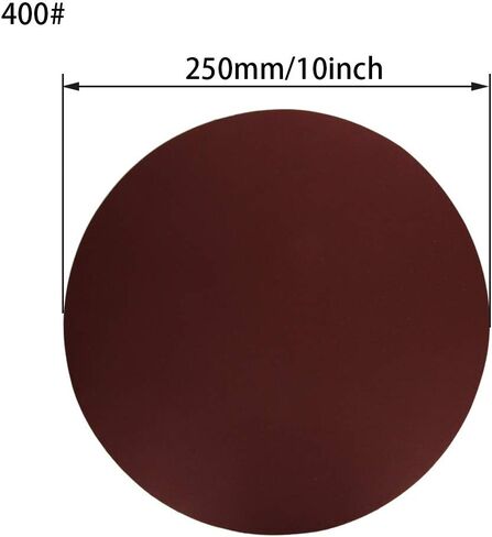 Utoolmart PSA Sanding Discs, 10-inch Self Stick Adhesive Back Sandpaper, 600 Grits No-Hole Aluminum Oxide Sanding Paper, for Random Orbital Sander, Wood, Metal Polishing, 3 Pcs in Saudi Arabia