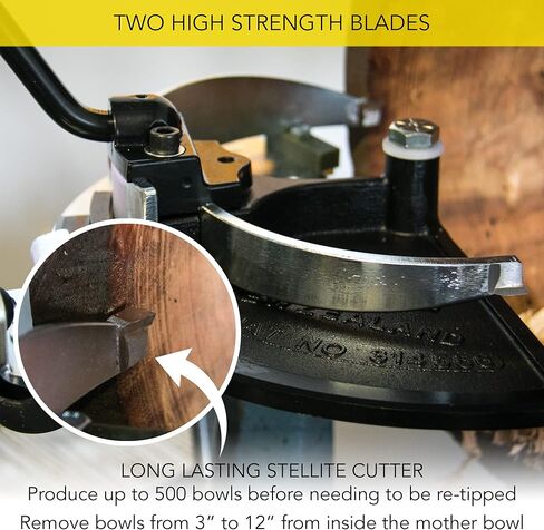 Ltd Bowlsaver Original Complete System with Two Blades for Coring Bowl Blanks 3" to 12" on Woodturning Lathe BSVR in Saudi Arabia
