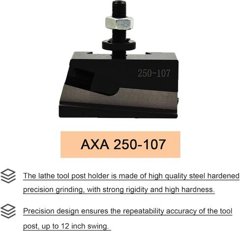 Kimllier 1 Pcs AXA 250-107 Quick Change Turning Tool Post Holder Universal Parting Blade Holder in Saudi Arabia