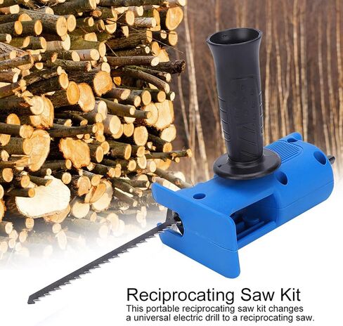 Electric Reciprocating Saw, Protable Reciprocating Saw Adapter Electric Drill Modified Tool Attachmentfor Wood and Metal, power reciprocating saws in Saudi Arabia