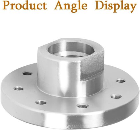 kimllier 3-Inch Steel Lathe Faceplate Wood Lathe Face Plate Fit for 1-Inch x 8TPI Spindle without Screwchuck in Saudi Arabia