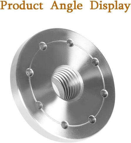 kimllier 3-Inch Steel Lathe Faceplate Wood Lathe Face Plate Fit for 1-Inch x 8TPI Spindle without Screwchuck in Saudi Arabia