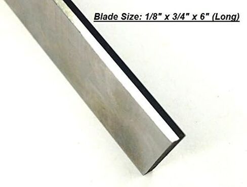 Set of 2 HSS Blades 1/8"x 3/4" (Wide) x 6" (Long) for Lathe Parting Cut Off & Tool Holders-Hard & Ground in Saudi Arabia