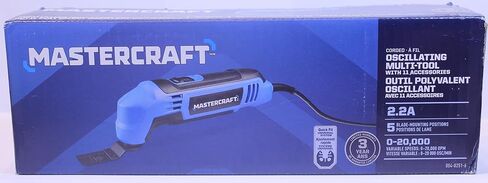 ماستر كرافت اداة متذبذبة متعددة الاعمال اليدوية 2.2 امبير مع مجموعة ملحقات مكونة من 11 قطعة in Kuwait