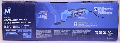 ماستر كرافت اداة متذبذبة متعددة الاعمال اليدوية 2.2 امبير مع مجموعة ملحقات مكونة من 11 قطعة in Kuwait