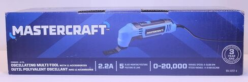 ماستر كرافت اداة متذبذبة متعددة الاعمال اليدوية 2.2 امبير مع مجموعة ملحقات مكونة من 11 قطعة in Kuwait