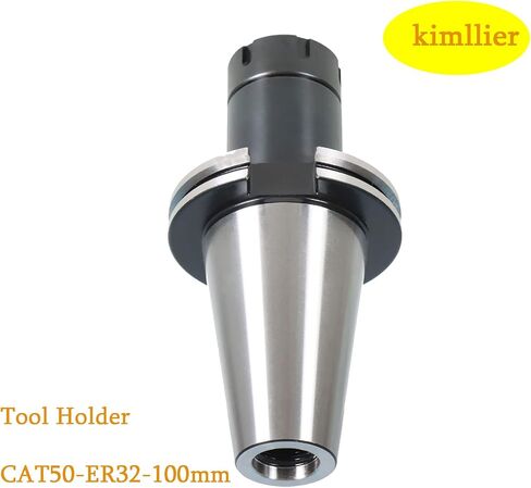 kimllier 2Pcs CAT50-ER32-100mm Collet Chuck 4-Inch Gage Length 0.0001-Inch Precision of CNC Tool Holder Fit for CNC Engraving Machine and Milling Lathe Tool in Saudi Arabia