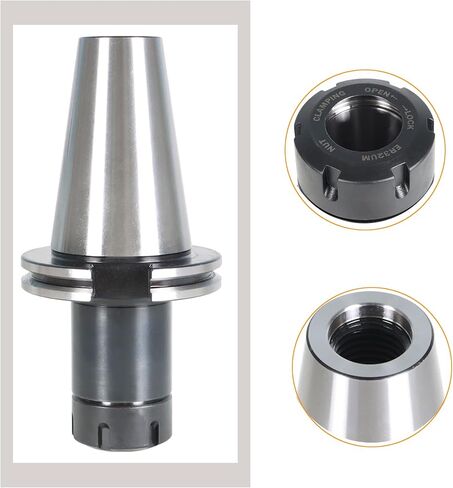 kimllier 2Pcs CAT50-ER32-100mm Collet Chuck 4-Inch Gage Length 0.0001-Inch Precision of CNC Tool Holder Fit for CNC Engraving Machine and Milling Lathe Tool in Saudi Arabia