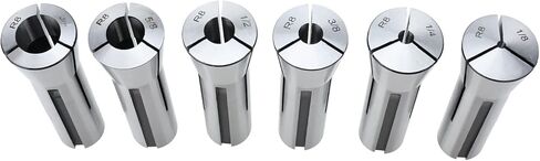 BTSHUB 6pcs Precsion R8 Collets Set 1/8" - 3/4" Mill Chuck Holder Kit in Kuwait