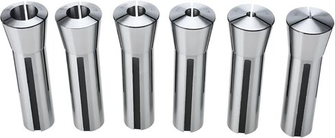 BTSHUB 6pcs Precsion R8 Collets Set 1/8" - 3/4" Mill Chuck Holder Kit in Kuwait