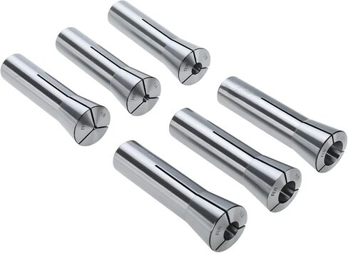 BTSHUB 6pcs Precsion R8 Collets Set 1/8" - 3/4" Mill Chuck Holder Kit in Kuwait