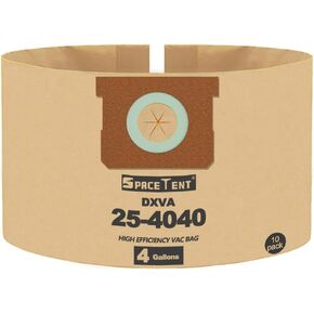 SpaceTent 10 عبوات DXVA25-4040 أكياس تصفية الغبار سعة 4 جالون لـ DeWalt DXV04T 4 جالون رطب/جاف in Kuwait