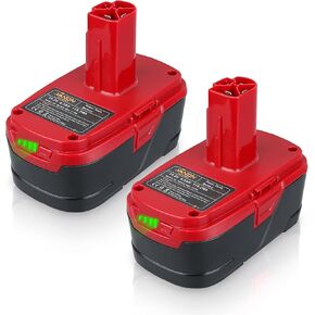 VANON Upgraded to 4.8Ah DieHard C-3 Ni-MH Battery Replacement for Craftsman 19.2 Volt Battery 2Pack 1323903 130279005 130279003 130279017 1323517 315.11375 315.11485 315.113753 315.115410