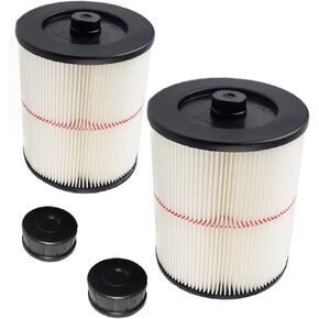9-17816 filter for craftsman shop vac, 917816 red stripe filter Wet/Dry Air Filter Replacement Part fit 5 Gallon & Larger Vacuum Cleaner Accessories9 17 12 8 16 Cartridge Filter -2Pack in Kuwait