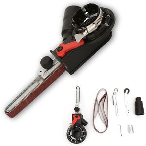 DAUERHAFT Belt Sander Adapter,Ergonomic Design Sander Sanding Head Adapter,Mini Electric Angle Grinder Belt Sander Head Attachment,for Blade Grinding, Grinding Scissors in Kuwait