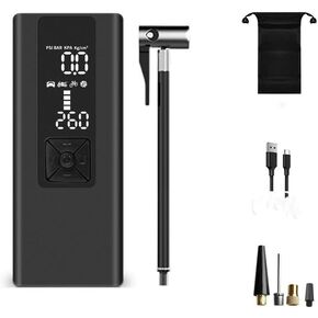 Tire Inflator Air Compressor | Portable Cordless Tire Inflator | High-Performance 150 PSI Air Compressor with Pressure Gauge | Car, Bike, Motorcycle Tires and Inflatables in Saudi Arabia