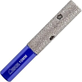 SHDIATOOL Diamond Finger Milling Bits 3/8-Inch, Grinding Bits with Hexagon Shank Adapter Enlarging Edging Grinding Shaping for Porcelain Tile Marble Ceramic Granite 10mm