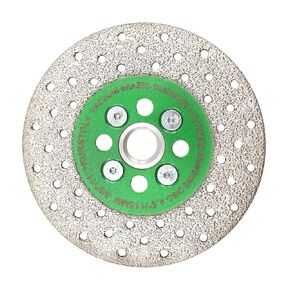KURSTOL Grinding Cutting Diamond Blade - Diamond Grinding Wheel 5"/125mm X 5/8-11 Arbor,Granite Grinding Wheel for Beveling Shaping Porcelain Stoneware,Tile,Ceramic,Granite,Concrete