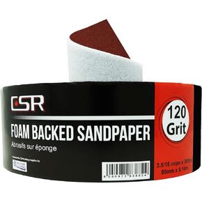 CSR Drywall Sponge Back Sandpaper Roll 3-5/16" x 30' (120 Grit) in Kuwait