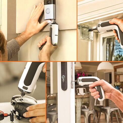 مفك كهربائي ENERTWIST لاسلكي 4 فولت بحد أقصى 6 نانومتر مع ملحقات 36 قطعة، مصباح ليد مدمج، كابل شحن USB، ET-CS-4M in Kuwait