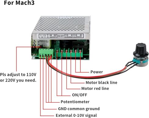 مجموعة محرك مغزل 500 واط CNC ، محول طاقة 500 واط 0.5 كيلو واط لمحرك دوران ومبرد هواء ومحول طاقة سرعة دوران 52 مم ومشبك ER11 قطعة للنقش باستخدام الحاسب الآلي in Kuwait
