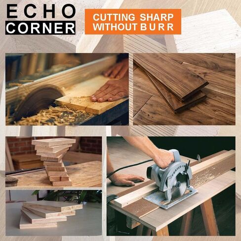 4-1/2" 40T Angle Grinder Wood Cutting Blades, 7/8" Arbor, 2-Pack | Fast Fine Cut Trimming Ripping Crosscut Wood MDF Plastic in Saudi Arabia