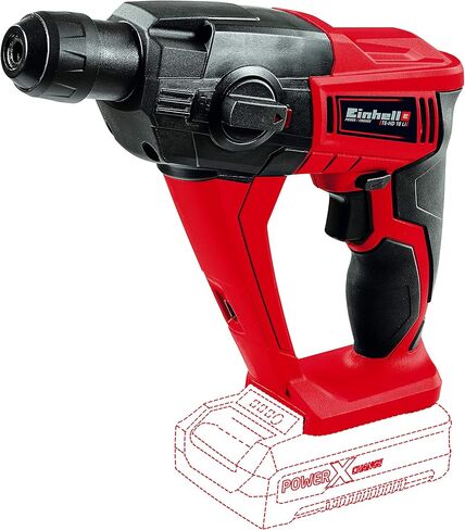 Einhell TE-HD 18 Li Power X-Change 18-Volt Cordless 1/2-Inch, 1100-RPM Rotary Hammer Drill with Shocks, Variable Speed, 1.2J Impact Power, 5700 Blows/Min, Tool Only (Battery and Charger Not Included) in Kuwait