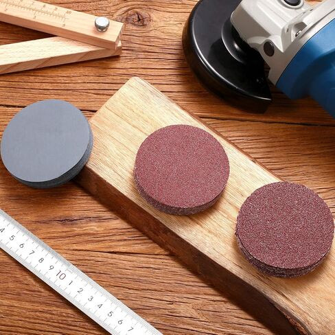 120 Pieces Sanding Discs Pad Hook and Loop Sandpaper Disc for Drill Grinder Rotary Tools, 12 Different Grits (60 to 3000 Grit, 10 Pieces Each Grit) (3 Inch) in Saudi Arabia