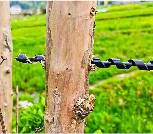 Hand Auger Wood Drill,Bushcraft Hand Auger Wrench Scotch Eye Wood Auger Bushcraft Auger Survival Settlers Wrench Tool Bushcraft Gear for Camping,Outdoor,Hiking,Woodworking (19-230mm) in Kuwait