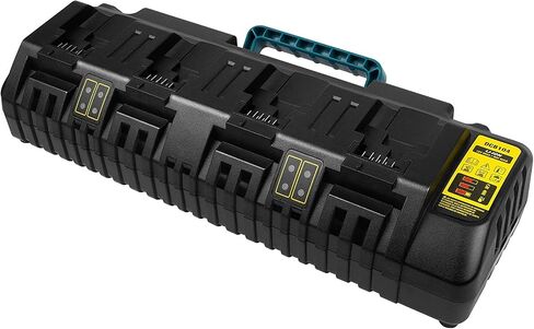 TREE.NB 4-Port Battery Rapid Charger DCB104 Replacement for DEWALT 12V MAX, 20V MAX, and FLEXVOLT 20V/60V MAX Lithium ion Battery Charger in Saudi Arabia