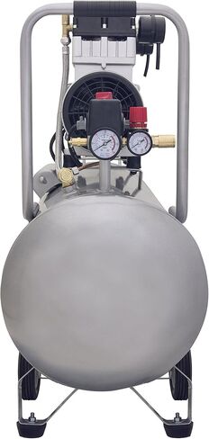 كاليفورنيا اير تولز 15020C فائقة الهدوء وخالية من الزيوت 2.0 حصان، 15.0 جالون. ضاغط هواء بخزان فولاذي مزود بخرطوم هواء هجين مقاس 50 قدمًا in Kuwait