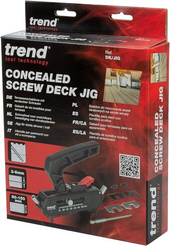 Trend Concealed Screw Deck Jig, Installs Decking Without Visible Fasteners for Accurate Board Spacing & Prolonged Decking Life, DK/JIG in Saudi Arabia