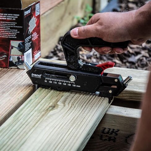 Trend Concealed Screw Deck Jig, Installs Decking Without Visible Fasteners for Accurate Board Spacing & Prolonged Decking Life, DK/JIG in Saudi Arabia